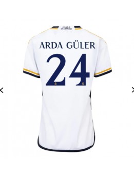 Billige Real Madrid Arda Guler #24 Hjemmedrakt Dame 2023-24 Kortermet